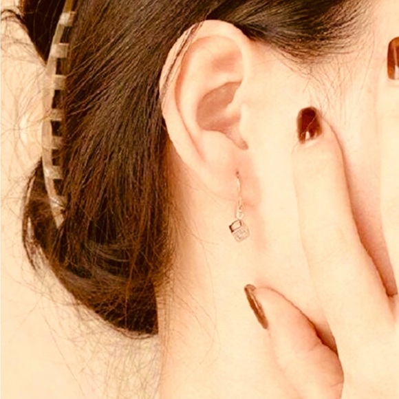 Crystal in a Cube~ Clear Swarovski Loose Caged Captured Open Block Silver Dangle - Picture 4 of 6